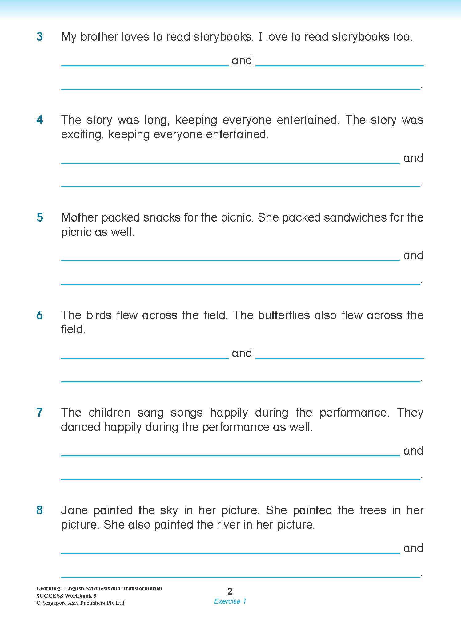 English Synthesis & Transformation Book 3 | SAP SG
